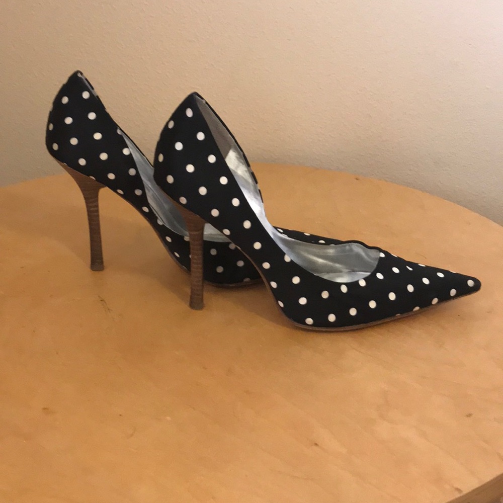 Polka dot GUESS heels